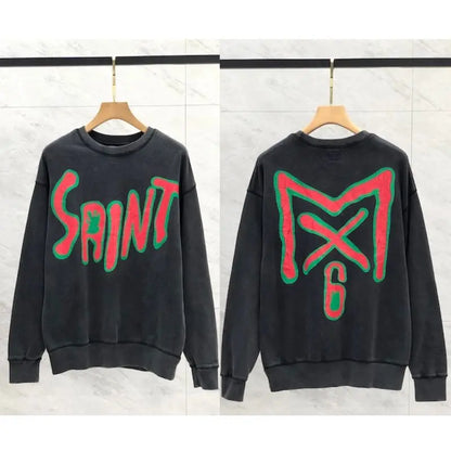 Saint Slogan Hoodies Set