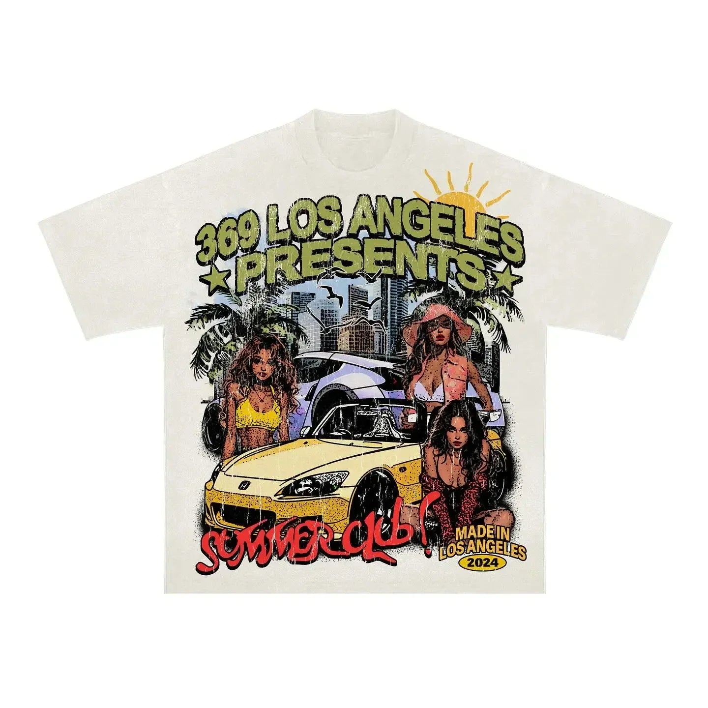 Rock Graphic Print Oversized TShirt