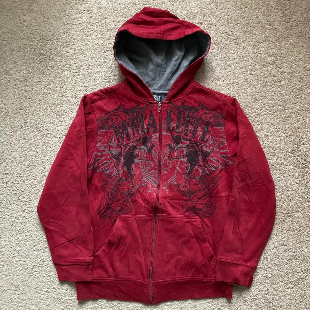 Vintage Hip Hop Zip Hoodie