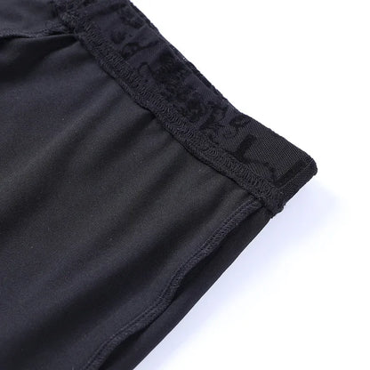 Y2K Gothic Lace Flare Mesh Pants