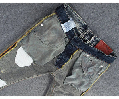 Men’s Retro Ripped Jeans