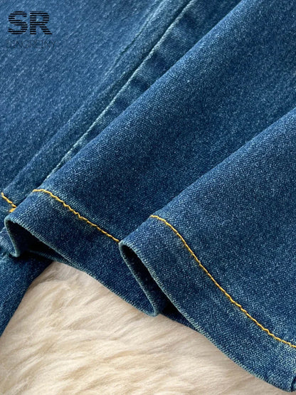 SINGREINY Women Denim Set