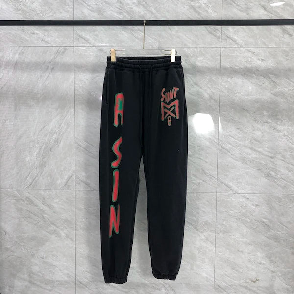 Saint Slogan Hoodies Set