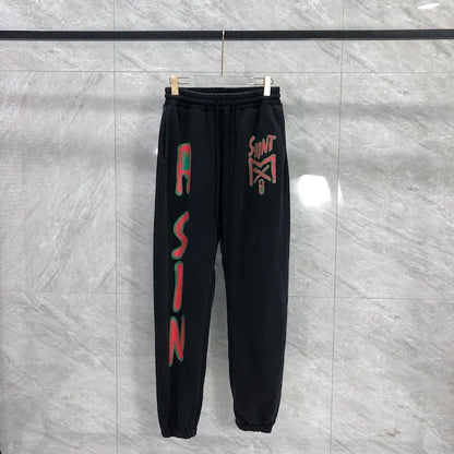 Saint Slogan Hoodies Set