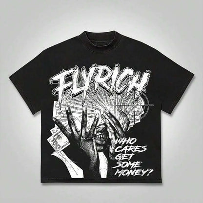 FlyRich Retro T-shirt