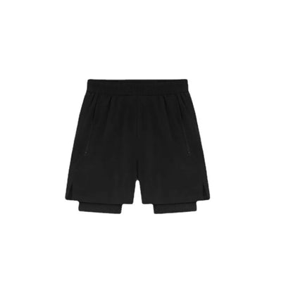 Men’s Zipper Pocket Fitness Shorts