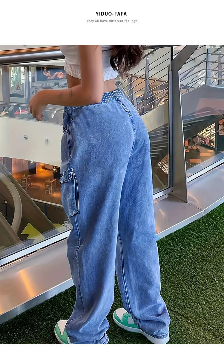 Women’s Cargo Denim Jeans