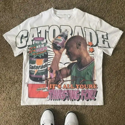 Y2K Vintage Basketball T-Shirt