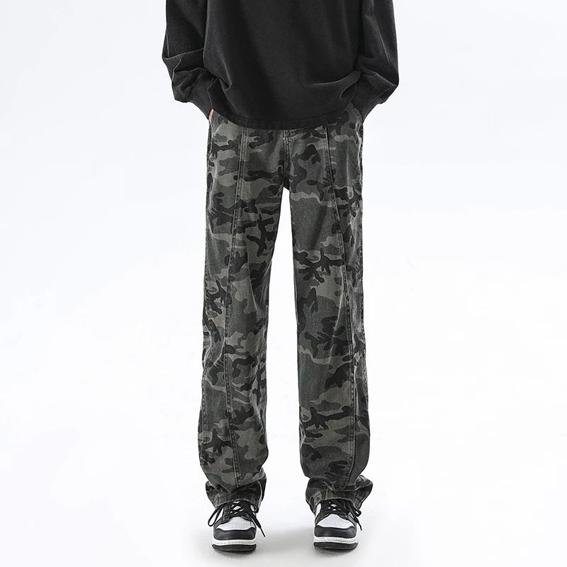 Grey Cargo Jeans