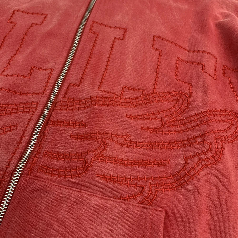 Wing Vale Zip-Up Hoodie