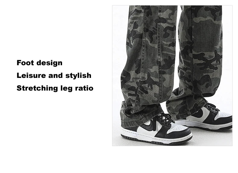 Grey Cargo Jeans