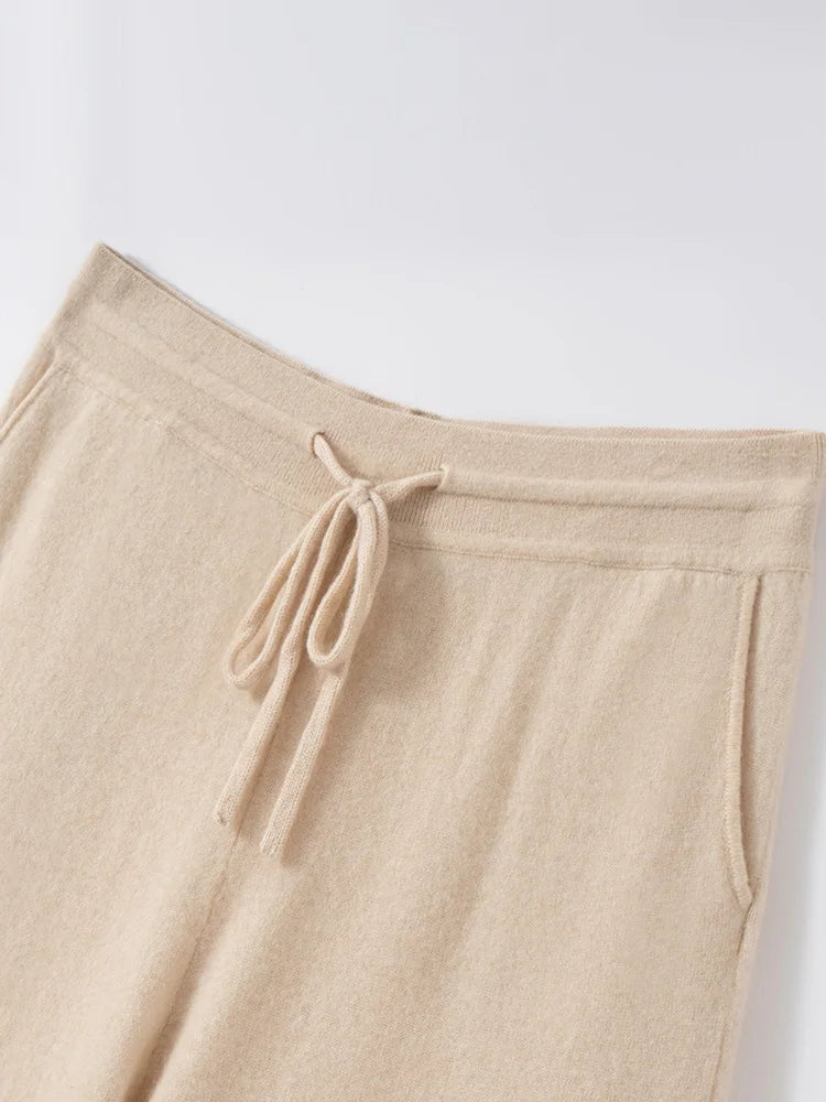 Cashmere Hooded Cardigan Set