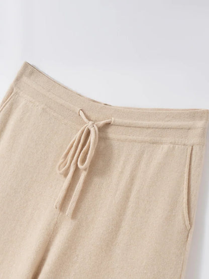 Cashmere Hooded Cardigan Set