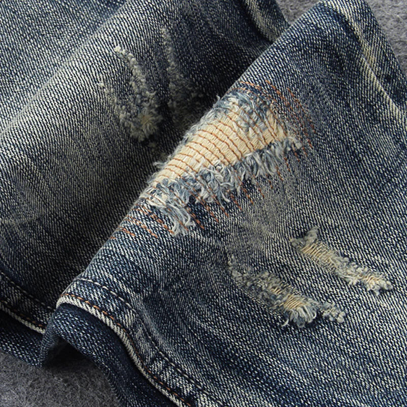 Men’s Retro Ripped Jeans