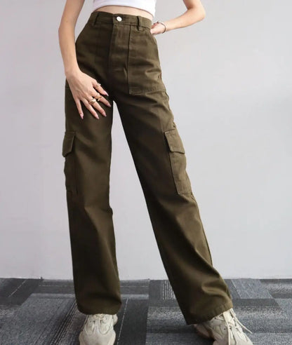 Y2K Wide Leg Cargo Streetwear Pants
