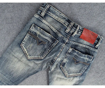 Men’s Retro Ripped Jeans