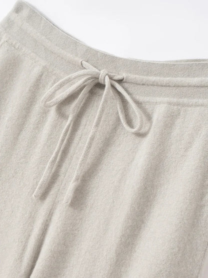 Cashmere Hooded Cardigan Set