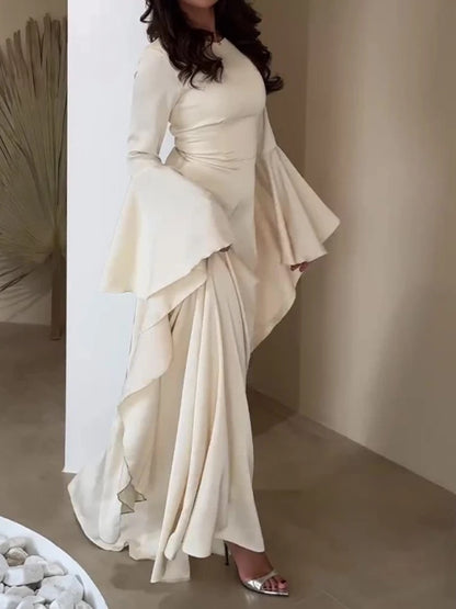 A-Line Chiffon Dress