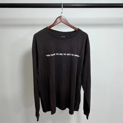Vintage Casual Long Sleeve Tee