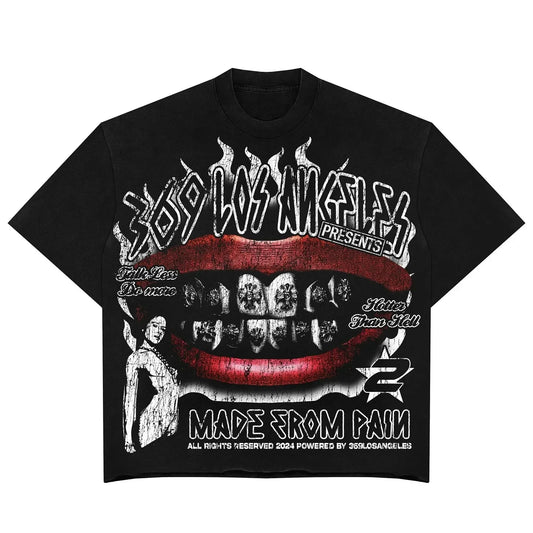 Rock Graphic Print Oversized TShirt