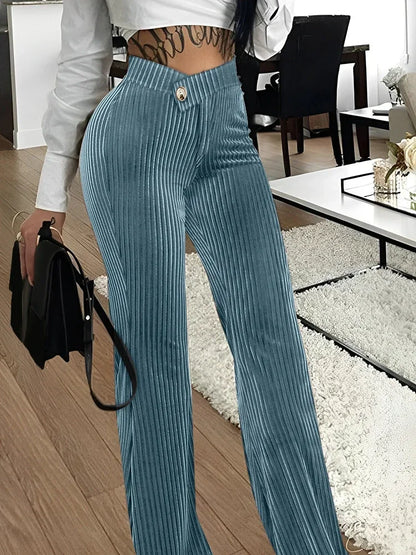 Corduroy Wide Pants