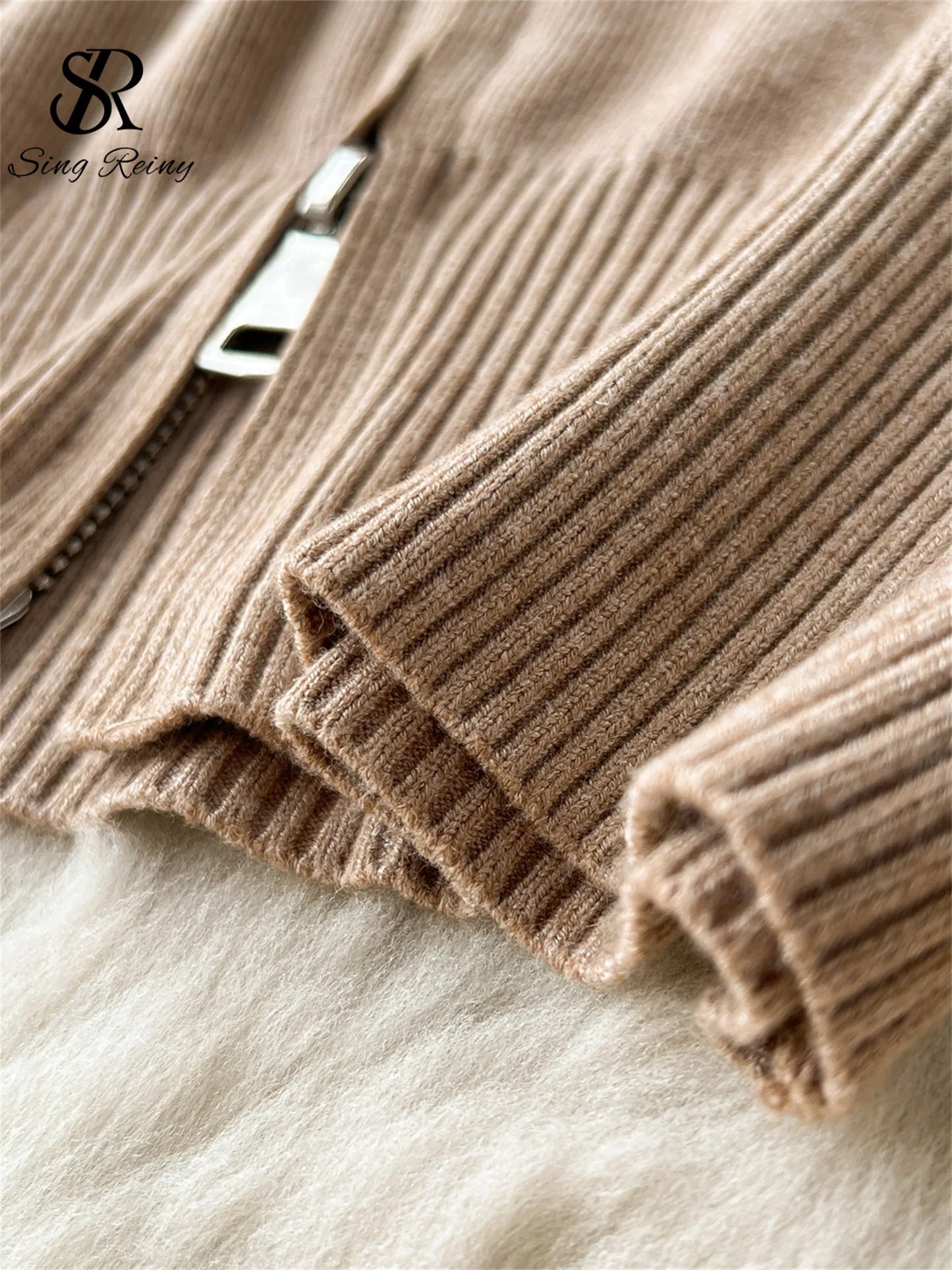 Casual Zipper Two-Piece Set