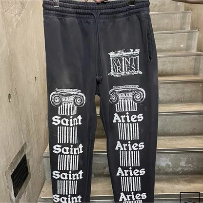 Saint Slogan Hoodies Set