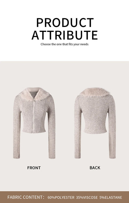 Women Slim Feather Jacket