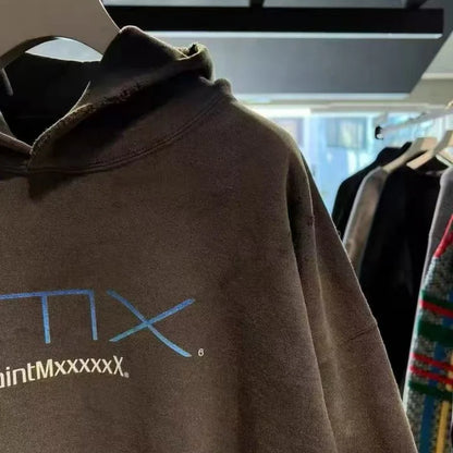 Vintage Distressed Hoodie