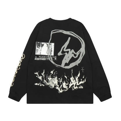 Y2K Graffiti Long Sleeve Tee