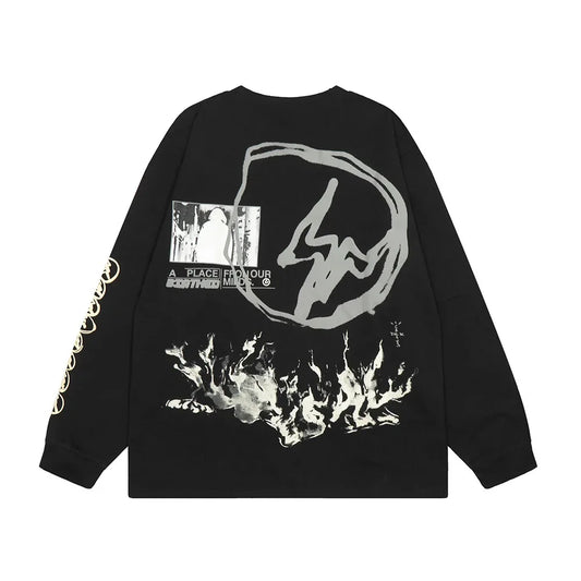 Y2K Graffiti Long Sleeve Tee