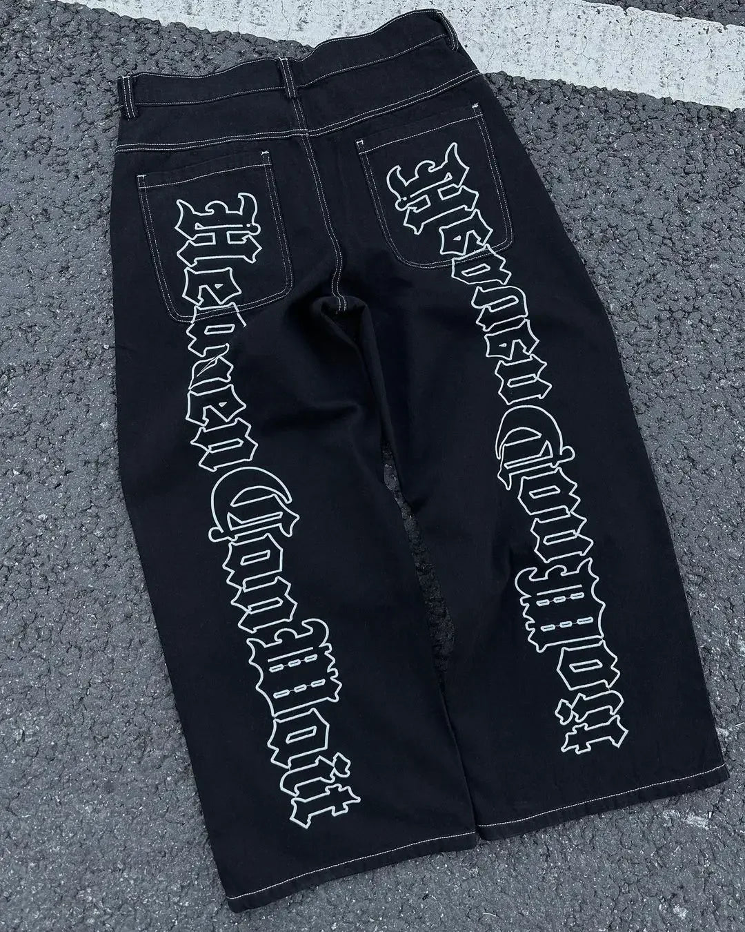 Y2K Vintage Baggy Cargo Jeans
