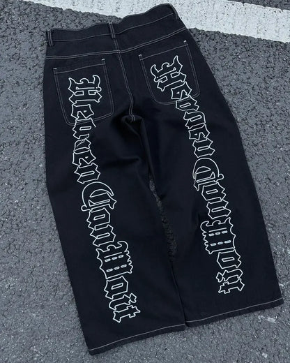 Y2K Vintage Baggy Cargo Jeans