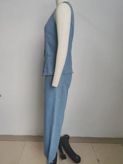 Two-Piece Vest Set