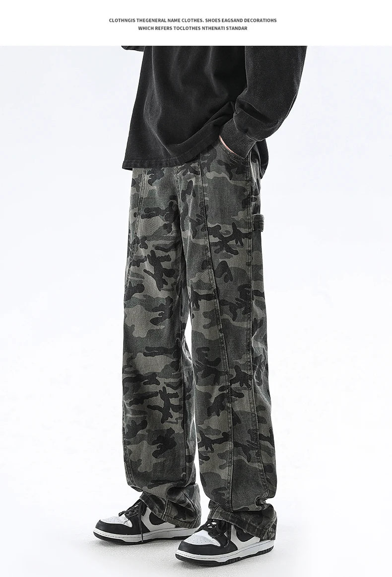 Grey Cargo Jeans