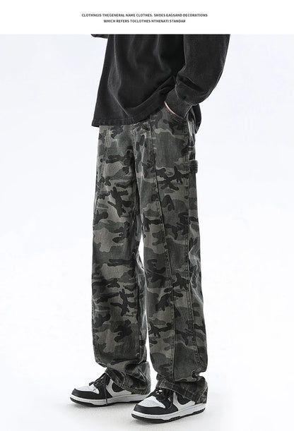 Grey Cargo Jeans