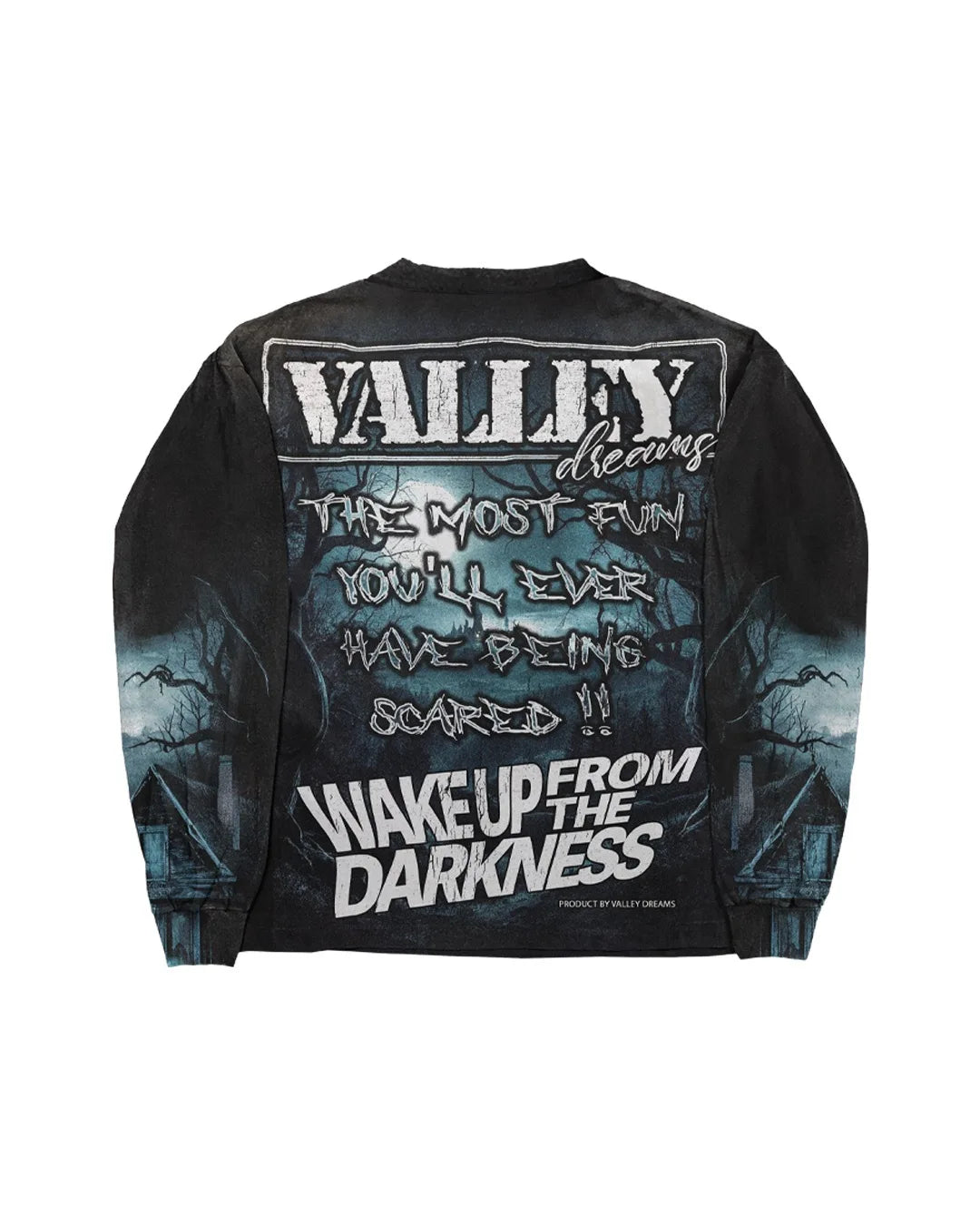 Ghost Graphic Long Sleeve Top