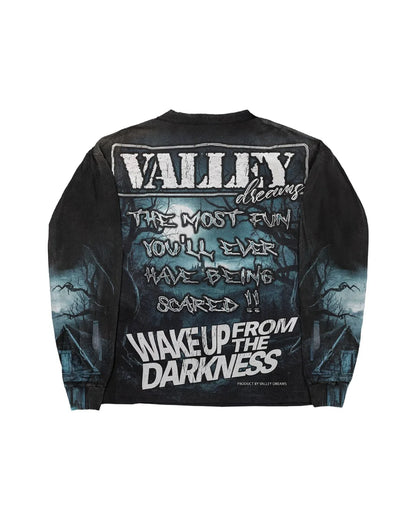 Ghost Graphic Long Sleeve Top