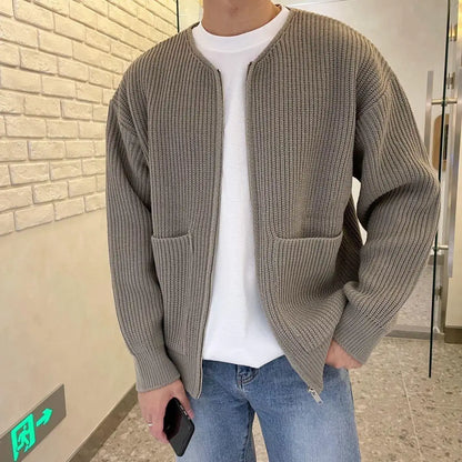 Men Zipper Sweater