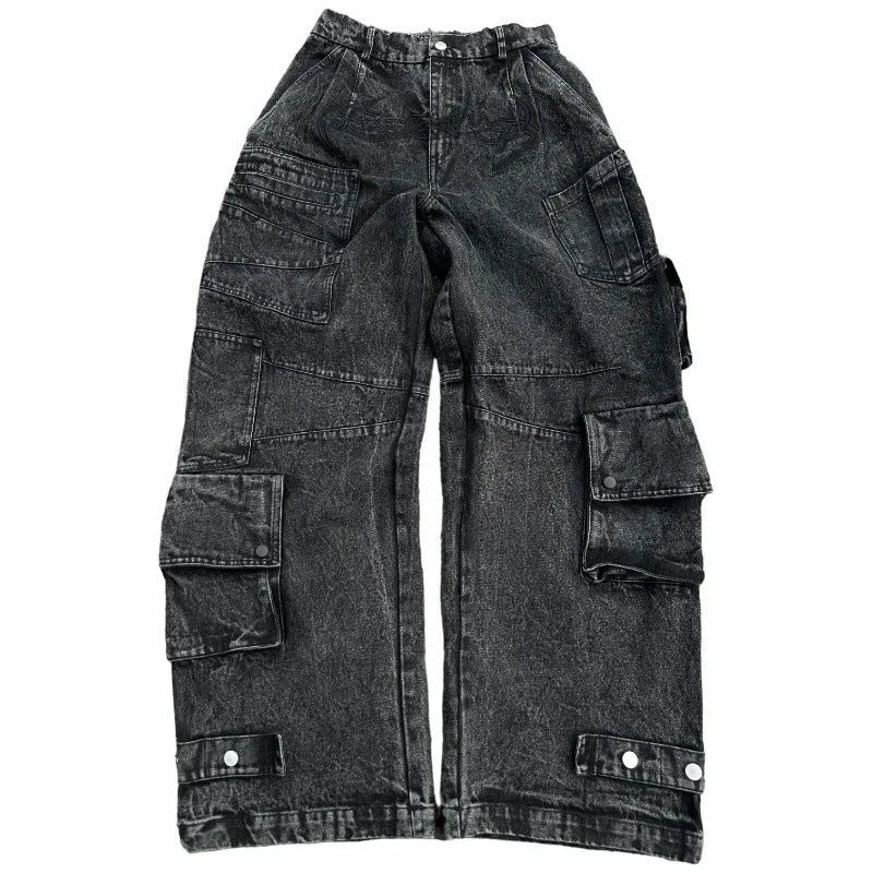 Y2K Vintage Baggy Cargo Jeans