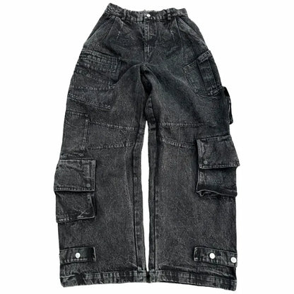 Y2K Vintage Baggy Cargo Jeans