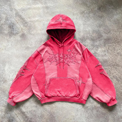Dark Retro Streetwear Hoodie