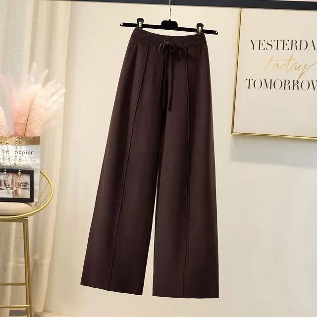 Straight Wide Leg Pants