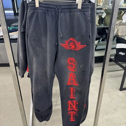 Saint Slogan Hoodies Set