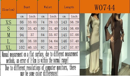 Round Neck Long Dress
