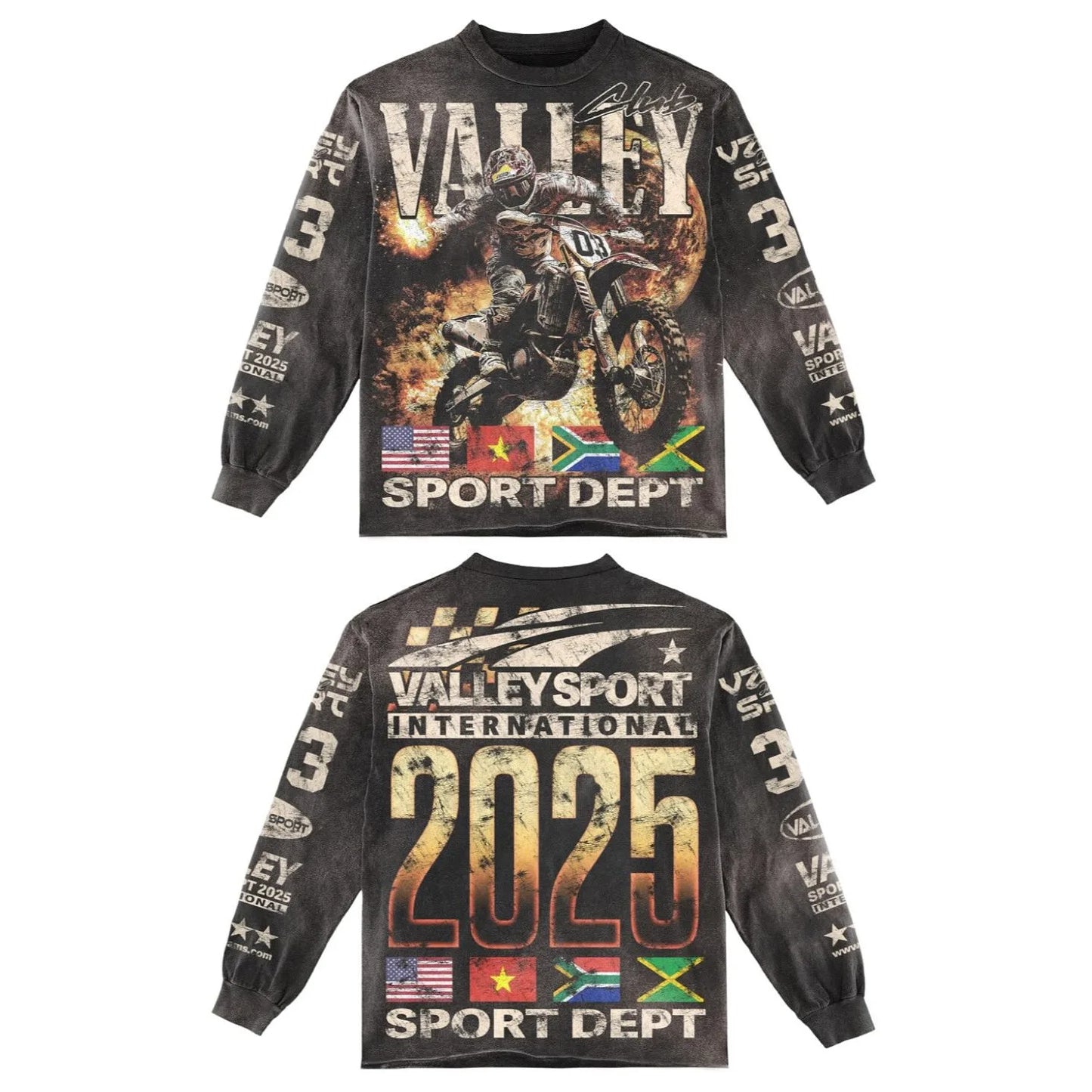 Vintage Graphic Long Sleeve Tee