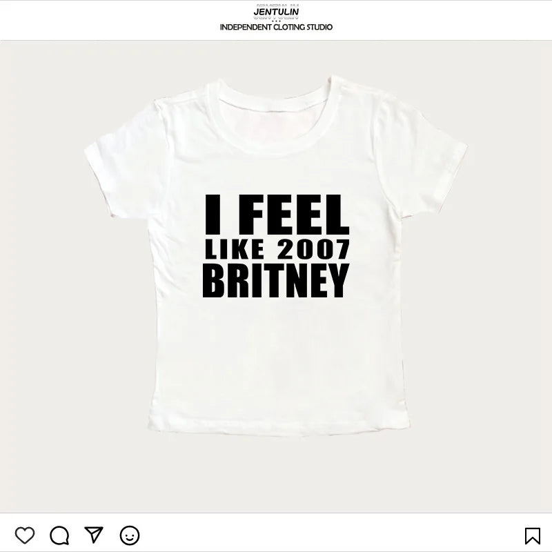 Y2K Crop Baby Tee