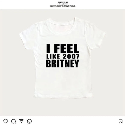 Y2K Crop Baby Tee