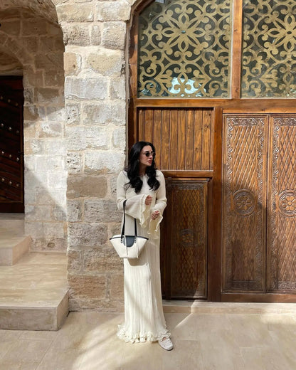 Women Lace-Up Maxi Dress