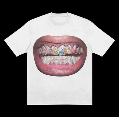 Vintage Cropped Graphic T-Shirt